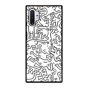 KEITH HARING BLACK WHITE Samsung Galaxy Note 10 Plus Case Cover KEITH HARING BLACK WHITE Samsung Galaxy Note 10 Plus Case Cover