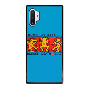 KEITH HARING SILENCE DEATH Samsung Galaxy Note 10 Plus Case Cover KEITH HARING SILENCE DEATH Samsung Galaxy Note 10 Plus Case Cover