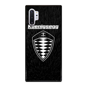 KOENIGSEGG LOGO BLACK PATTERN Samsung Galaxy Note 10 Plus Case Cover