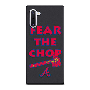 ATLANTA BRAVES FEAR THE CHOP SLOGAN Samsung Galaxy Note 10 Case Cover ATLANTA BRAVES FEAR THE CHOP SLOGAN Samsung Galaxy Note 10 Case Cover