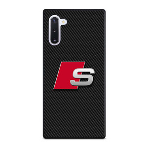 AUDI S CARBON LOGO Samsung Galaxy Note 10 Case Cover AUDI S CARBON LOGO Samsung Galaxy Note 10 Case Cover