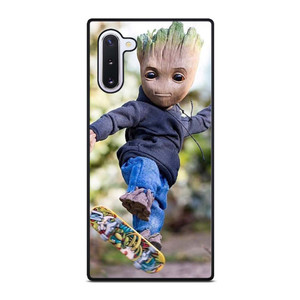BABY GROOT SKATEBOARD Samsung Galaxy Note 10 Case Cover BABY GROOT SKATEBOARD Samsung Galaxy Note 10 Case Cover