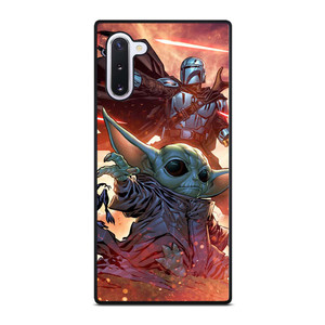 BABY YODA AND THE MANDALORIAN STAR WARS Samsung Galaxy Note 10 Case Cover BABY YODA AND THE MANDALORIAN STAR WARS Samsung Galaxy Note 10 Case Cover
