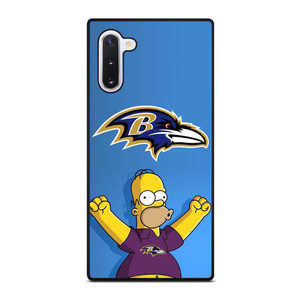 BALTIMORE RAVENS THE SIMPSON Samsung Galaxy Note 10 Case Cover