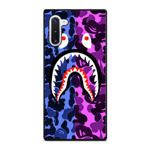 BAPE CAMO LOGO BLUE PURPLE Samsung Galaxy Note 10 Case Cover BAPE CAMO LOGO BLUE PURPLE Samsung Galaxy Note 10 Case Cover