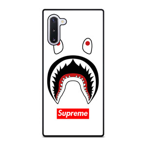 BAPE CAMO SHARK SUPREME WHITE Samsung Galaxy Note 10 Case Cover BAPE CAMO SHARK SUPREME WHITE Samsung Galaxy Note 10 Case Cover