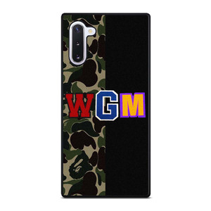 BAPE WGM CAMO Samsung Galaxy Note 10 Case Cover BAPE WGM CAMO Samsung Galaxy Note 10 Case Cover