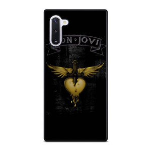 BON JOVI BAND GOLD LOGO Samsung Galaxy Note 10 Case Cover BON JOVI BAND GOLD LOGO Samsung Galaxy Note 10 Case Cover