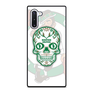 BOSTON CELTICS BASKET SKULL Samsung Galaxy Note 10 Case Cover
