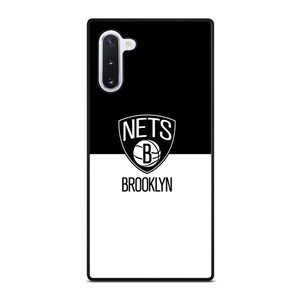 BROOKLYN NETS NBA BLACK WHITE Samsung Galaxy Note 10 Case Cover