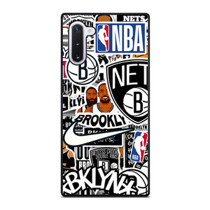 BROOKLYN NETS NBA STICKER BOMB Samsung Galaxy Note 10 Case Cover BROOKLYN NETS NBA STICKER BOMB Samsung Galaxy Note 10 Case Cover
