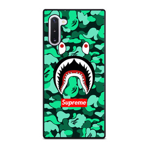 CAMO BATHING APE SUPREME GREEN Samsung Galaxy Note 10 Case Cover