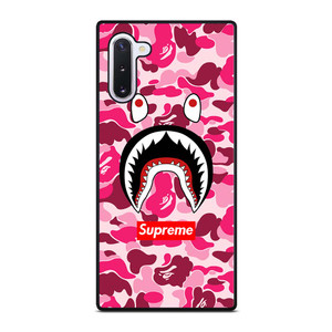 CAMO BATHING APE SUPREME PINK Samsung Galaxy Note 10 Case Cover