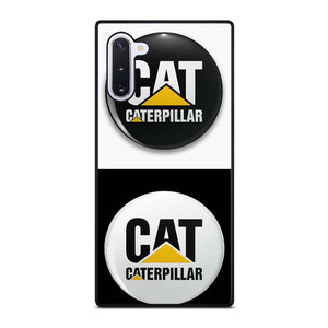 CAT CATERPILLAR WHITE BLACK Samsung Galaxy Note 10 Case Cover CAT CATERPILLAR WHITE BLACK Samsung Galaxy Note 10 Case Cover