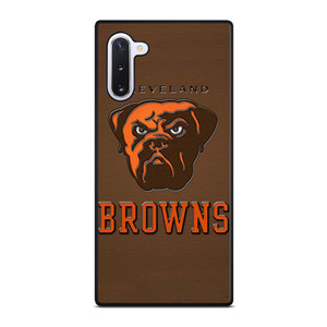 CLEVELAND BROWNS DOG NFL MASCOT Samsung Galaxy Note 10 Case Cover CLEVELAND BROWNS DOG NFL MASCOT Samsung Galaxy Note 10 Case Cover