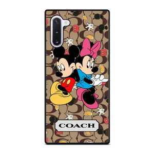 COACH MICKEY MINNIE MOUSE LOVE Samsung Galaxy Note 10 Case Cover