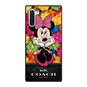 COACH MINNIE MOUSE FLOWER Samsung Galaxy Note 10 Case Cover