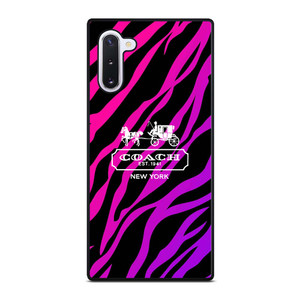 COACH NEW YORK BLACK VIOLET Samsung Galaxy Note 10 Case Cover COACH NEW YORK BLACK VIOLET Samsung Galaxy Note 10 Case Cover