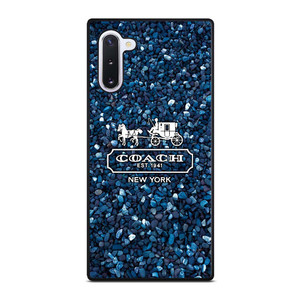 COACH NEW YORK BLUE STONE Samsung Galaxy Note 10 Case Cover COACH NEW YORK BLUE STONE Samsung Galaxy Note 10 Case Cover