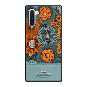 COACH NEW YORK BLUE TEA ROSE Samsung Galaxy Note 10 Case Cover COACH NEW YORK BLUE TEA ROSE Samsung Galaxy Note 10 Case Cover