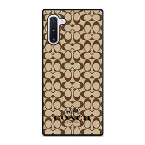 COACH NEW YORK BROWN Samsung Galaxy Note 10 Case Cover COACH NEW YORK BROWN Samsung Galaxy Note 10 Case Cover