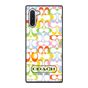COACH NEW YORK COLORFUL Samsung Galaxy Note 10 Case Cover COACH NEW YORK COLORFUL Samsung Galaxy Note 10 Case Cover