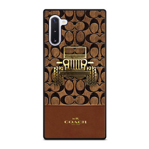 COACH NEW YORK JEEP Samsung Galaxy Note 10 Case Cover COACH NEW YORK JEEP Samsung Galaxy Note 10 Case Cover