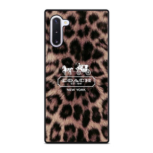 COACH NEW YORK LEOPARD Samsung Galaxy Note 10 Case Cover