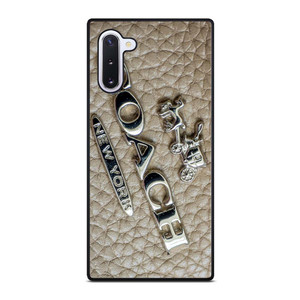 COACH NEW YORK LOGO ON LEATHER Samsung Galaxy Note 10 Case Cover
