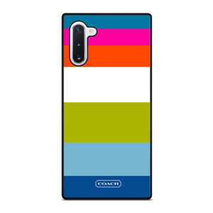 COACH NEW YORK STRIPE 2 Samsung Galaxy Note 10 Case Cover