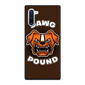 DAWG POUND CLEVELAND BROWNS Samsung Galaxy Note 10 Case Cover