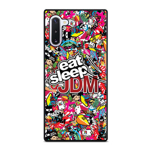 EAT SLEEP JDM STICKERS Samsung Galaxy Note 10 Case Cover EAT SLEEP JDM STICKERS Samsung Galaxy Note 10 Case Cover