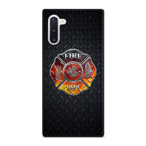FIREFIGHTER FIREMAN METAL LOGO Samsung Galaxy Note 10 Case Cover