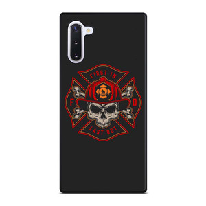 FIREFIGHTER FIREMAN SKULL LOGO Samsung Galaxy Note 10 Case Cover FIREFIGHTER FIREMAN SKULL LOGO Samsung Galaxy Note 10 Case Cover