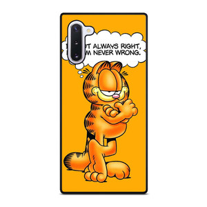 GARFIELD LAZY CAT QUOTE Samsung Galaxy Note 10 Case Cover GARFIELD LAZY CAT QUOTE Samsung Galaxy Note 10 Case Cover