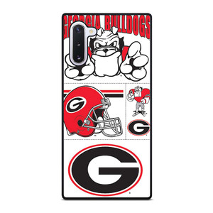 GEORGIA BULLDOGS STICKER COLLECTION Samsung Galaxy Note 10 Case Cover