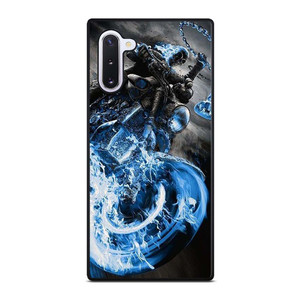 GHOST RIDER BLUE FIRE Samsung Galaxy Note 10 Case Cover GHOST RIDER BLUE FIRE Samsung Galaxy Note 10 Case Cover