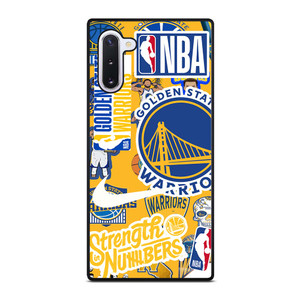 GOLDEN STATE WARRIORS NBA STICKER BOMB Samsung Galaxy Note 10 Case Cover