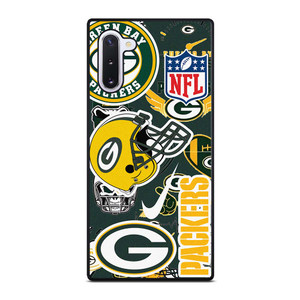 GREEN BAY PACKERS NFL STICKER BOMB Samsung Galaxy Note 10 Case Cover GREEN BAY PACKERS NFL STICKER BOMB Samsung Galaxy Note 10 Case Cover