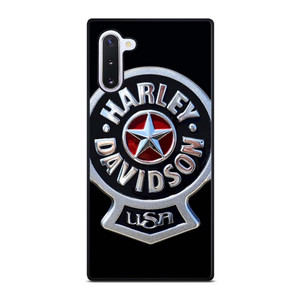 HARLEY DAVIDSON USA METAL EMBLEM Samsung Galaxy Note 10 Case Cover