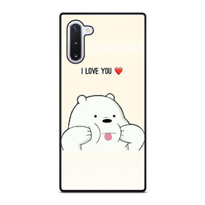 ICE BEAR WE BARE BEARS CUTE Samsung Galaxy Note 10 Case Cover ICE BEAR WE BARE BEARS CUTE Samsung Galaxy Note 10 Case Cover