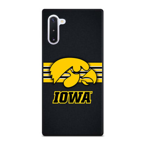 IOWA HAWKEYES STRIPE LOGO Samsung Galaxy Note 10 Case Cover