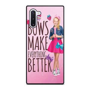 JOJO SIWA BOWS MAKE EVERYTHING BETTER Samsung Galaxy Note 10 Case Cover JOJO SIWA BOWS MAKE EVERYTHING BETTER Samsung Galaxy Note 10 Case Cover