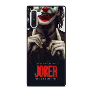 JOKER JOAQUIN PHOENIX PUT ON A HAPPY FACE Samsung Galaxy Note 10 Case Cover
