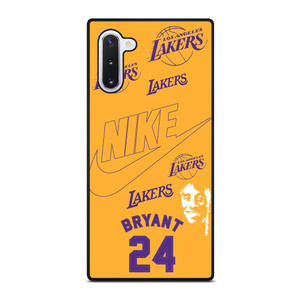 KOBER BRYANT LAKERS NIKE YELLOW Samsung Galaxy Note 10 Case Cover