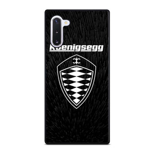 KOENIGSEGG LOGO BLACK PATTERN Samsung Galaxy Note 10 Case Cover
