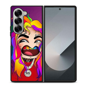 6IX9INE SIX NINE FACE CARTOON Samsung Galaxy Z Fold 6 Case Cover