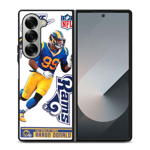 AARON DONALD LOS ANGELES RAMS NFL Samsung Galaxy Z Fold 6 Case Cover AARON DONALD LOS ANGELES RAMS NFL Samsung Galaxy Z Fold 6 Case Cover