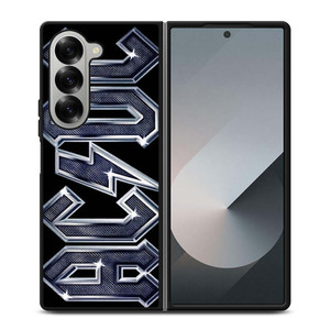 ACDC METAL CARBON LOGO Samsung Galaxy Z Fold 6 Case Cover ACDC METAL CARBON LOGO Samsung Galaxy Z Fold 6 Case Cover