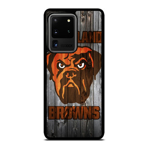 CLEVELAND BROWNS NFL FOOTBALL WOODEN LOGO Samsung Galaxy S20 Ultra Case Cover CLEVELAND BROWNS NFL FOOTBALL WOODEN LOGO Samsung Galaxy S20 Ultra Case Cover